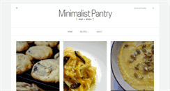 Desktop Screenshot of minimalistpantry.com